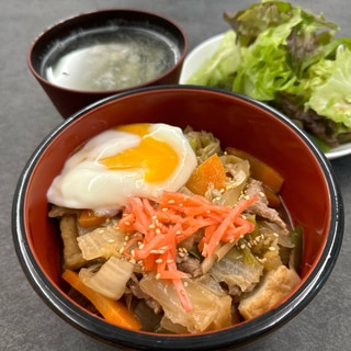 ❁すき焼きタレで簡単！豚こま丼❁